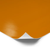 Gradient Orange - light to deep | Mood Background| Poster (Ecke)