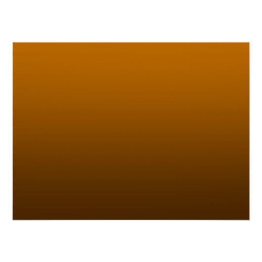 Gradient Orange - tief zu hell | Stimmungs-Hinterg Poster (Vorderseite)