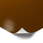 Gradient Orange - tief zu hell | Stimmungs-Hinterg Poster (Ecke)