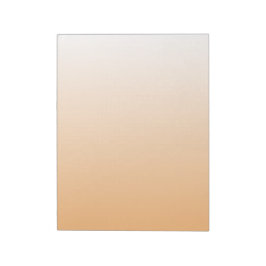 Gradient Orange und White Notizblock