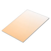 Gradient Orange und White Notizblock (angewinkelt)