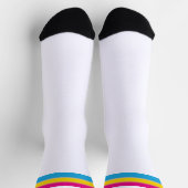 Gradient Pansexuelle Stolz  Socken (Oben)