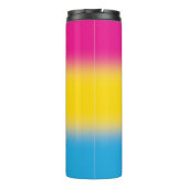 Gradient Pansexuelle Stolz Thermosbecher (Rückseite)