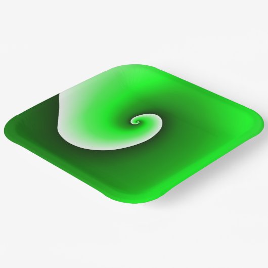 Gradient Pappteller (Gewinkelt)