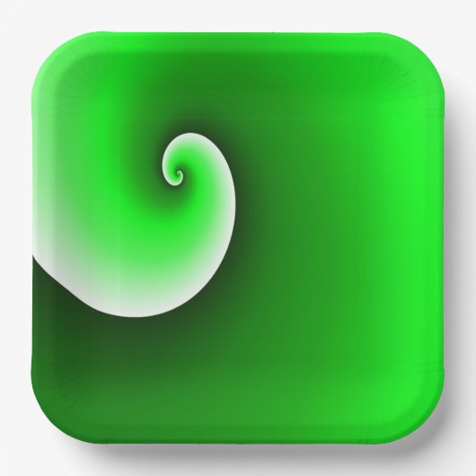 Gradient Pappteller (Vorderseite)