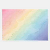 gradient party watercolor pink Aesthetic Birthday Geschenkpapier Set (Vorderseite 2)