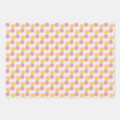 gradient party watercolor pink Aesthetic Birthday Geschenkpapier Set (Vorderseite)