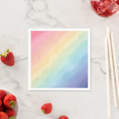 gradient party watercolor pink Elegant Watercolor Serviette (Beispiel)