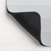 Gradient Pastel Grau Streifen mit Individuelle Nam Mousepad (Ecke)
