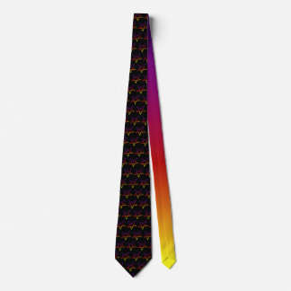 Gradient Pentagram Neck Tie Krawatte