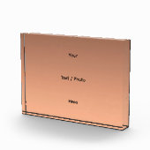 Gradient Pfirsich - hell bis tief | Saisonale Stim Fotoblock (Rechts)
