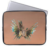 Gradient Pfirsich - hell bis tief | Saisonale Stim Laptopschutzhülle (Vorderseite)