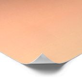 Gradient Pfirsich - hell bis tief | Saisonale Stim Poster (Ecke)