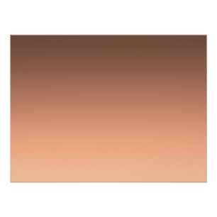 Gradient Pfirsich - hell bis tief Saisonale Stim Poster