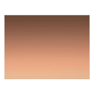 Gradient Pfirsich - hell bis tief | Saisonale Stim Poster