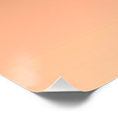 Gradient Pfirsich - hell bis tief | Saisonale Stim Poster (Ecke)