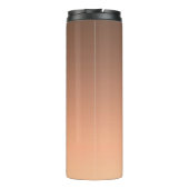 Gradient Pfirsich - hell bis tief | Saisonale Stim Thermosbecher (Rückseite)