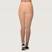 Gradient Pfirsich - tief zu hell | Saisonale Stimm Leggings (Rückseite)