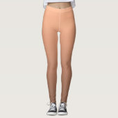 Gradient Pfirsich - tief zu hell | Saisonale Stimm Leggings (Vorderseite)