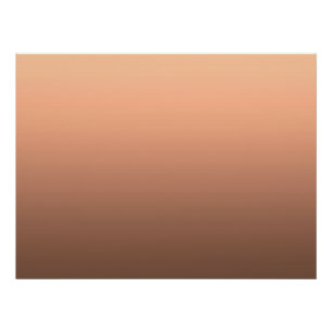 Gradient Pfirsich - tief zu hell   Saisonale Stimm Poster