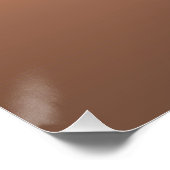 Gradient Pfirsich - tief zu hell | Saisonale Stimm Poster (Ecke)