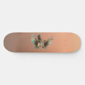 Gradient Pfirsich - tief zu hell | Saisonale Stimm Skateboard (Horizontal)