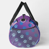 Gradient-Pfotenabdruck Stilvolles Monogramm Person Duffle Bag (Rechts)