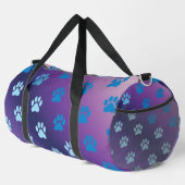 Gradient-Pfotenabdruck Stylisch Duffle Bag (Rechte Ecke)