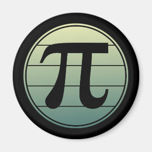 Gradient Pi Symbol Pi-Tag Frohen Pi-Tag Mathe Magnet