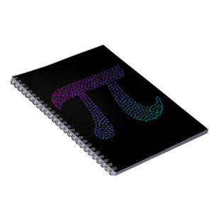 Gradient Pi Symbol Pi-Tag Frohen Pi-Tag Mathe Notizblock
