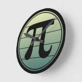 Gradient Pi Symbol Pi Tag | Happy Pi Day Math Runde Wanduhr (Winkel)
