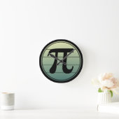 Gradient Pi Symbol Pi Tag | Happy Pi Day Math Runde Wanduhr (Zuhause)