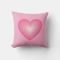 Gradient Pink Heart Design - Niedliche Liebe Symbo