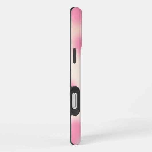 Gradient Pink Heart iPhone Hülle (Rechte Seite)