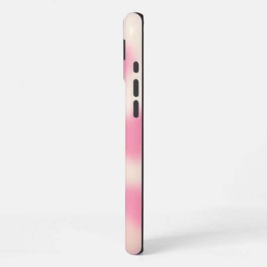 Gradient Pink Heart iPhone Hülle (Linke Seite)