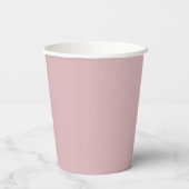 Gradient Pink Party Cups Disposable Coffee Cups Pappbecher (Rückseite)