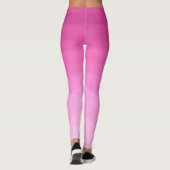 Gradient Pink Polygonal Leggings (Rückseite)