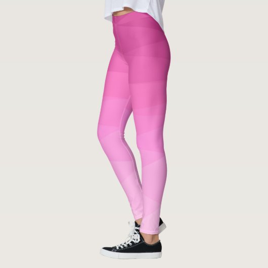 Gradient Pink Polygonal Leggings (Links)
