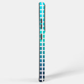 Gradient Pixel Grid Samsung Galaxy Hülle (Rechte Seite)