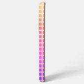 Gradient Pixel Grid Samsung Galaxy Hülle (Rückseite (Horizontal))