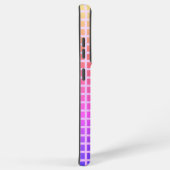 Gradient Pixel Grid Samsung Galaxy Hülle (Rechte Seite)