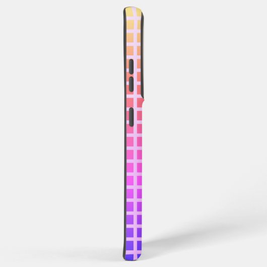 Gradient Pixel Grid Samsung Galaxy Hülle (Rechte Seite)