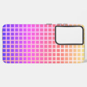 Gradient Pixel Grid Samsung Galaxy Hülle (Linke Seite)
