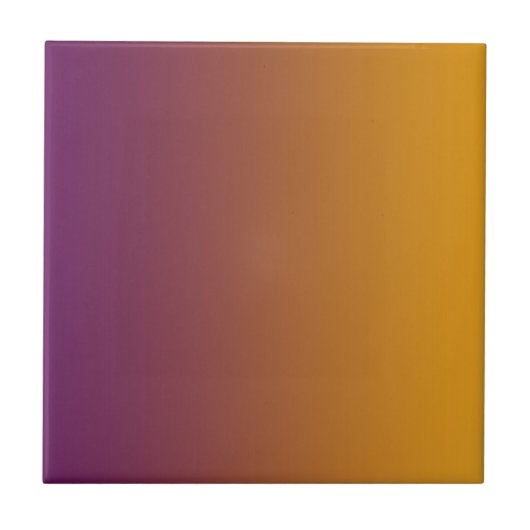 Gradient Plum Orange Keramik Tile Fliese (Vorderseite)