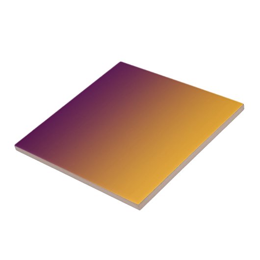 Gradient Plum Orange Keramik Tile Fliese (Seite)