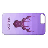 Gradient Polygonal Deer Case-Mate iPhone Case (Rückseite (Horizontal))