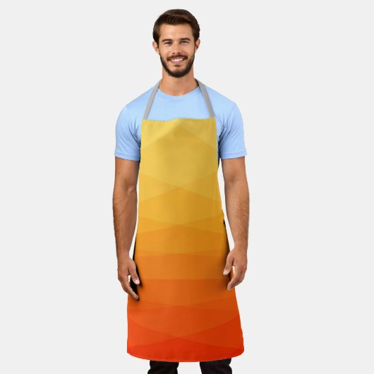 Gradient Polygonal Schürze (Getragen)