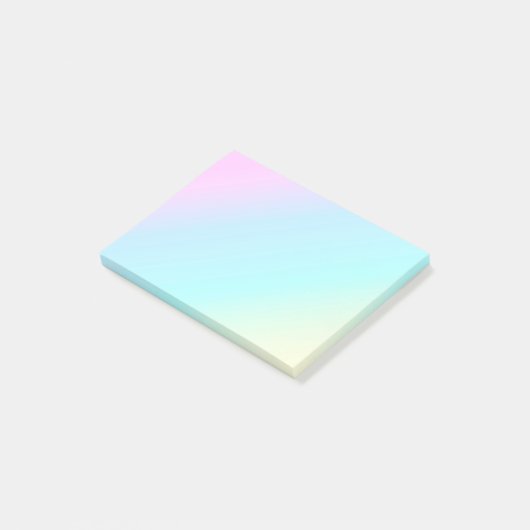 Gradient Post-it Klebezettel (angewinkelt)