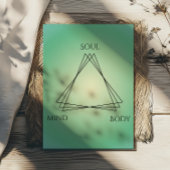 Gradient Poster Mind Body and Soul, Aura Poster