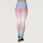 Gradient Pride Patten: Trans Leggings (Rückseite)
